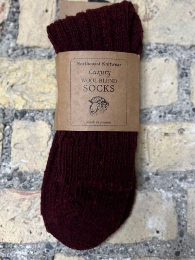Ladies Luxury Blend Socks Purple