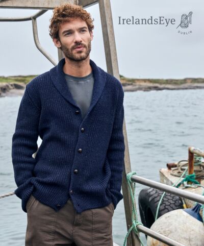 Ruan Shawl Cardigan Rich Navy