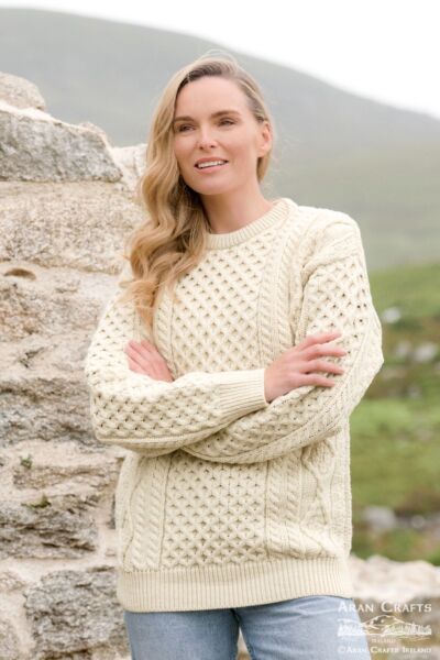 Super Soft Merino Wool Sweater Natural