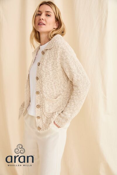 Cotton & Linen Blend Cardigan