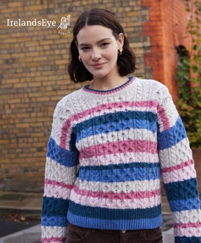  'Maya' multi-coloured Irish Sweater