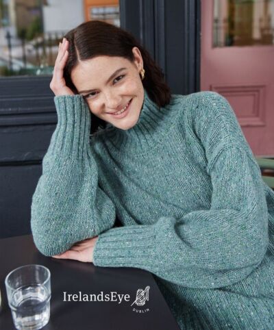 Paige Wool and Cashmere Polo Neck Chalkstone