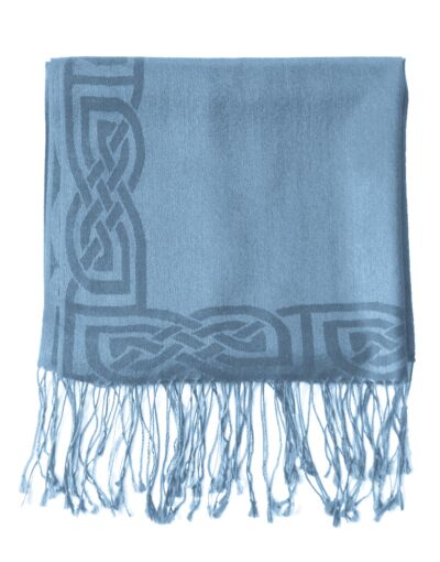 Patrick Francis Pashmina Scarf-Denim-One Size