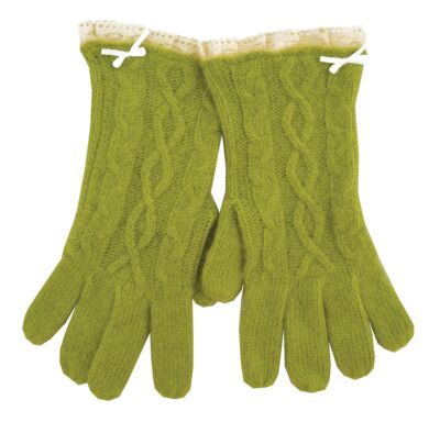 Patrick Francis Cream Angora-Green-One Size