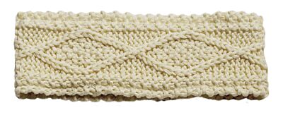 Aran Knit Chunky Headband PF7306-Cream-One Size