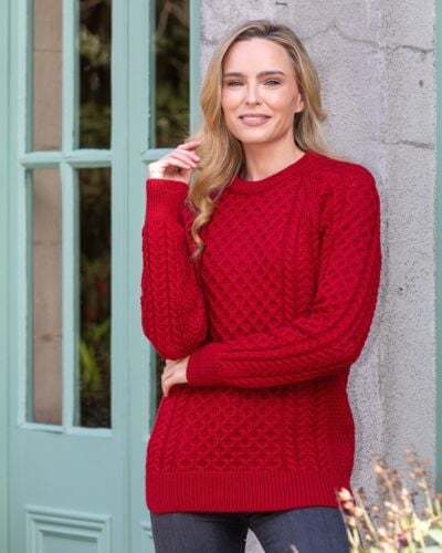 Pull Vintage Oversize Blanc The Sweater Shop - Taille XL, Fabriqué UK