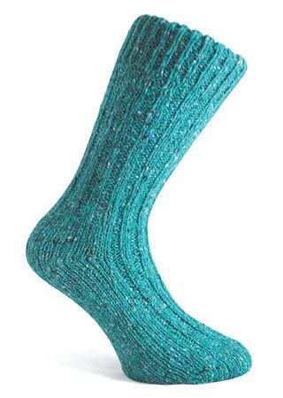 Donegal Socks-Turquoise 312-UK 8-11, EUR 42-46, USA 8.5-11.5