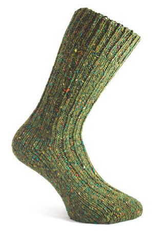 Donegal Socks-Moss Green 325-UK 8-11, EUR 42-46, USA 8.5-11.5