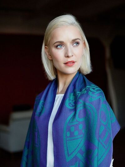 Celtic Design Wool Scarf