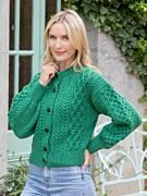 Pink clover ashter cardigan top