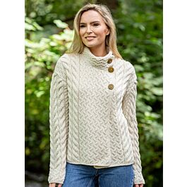 sweater with 3 buttons