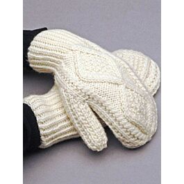 hand knit mittens