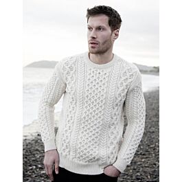 Men's Aran Cable Knit Sweater | The Sweater Shop