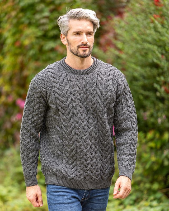 Unisex Super Soft Merino Wool Sweater Charcoal