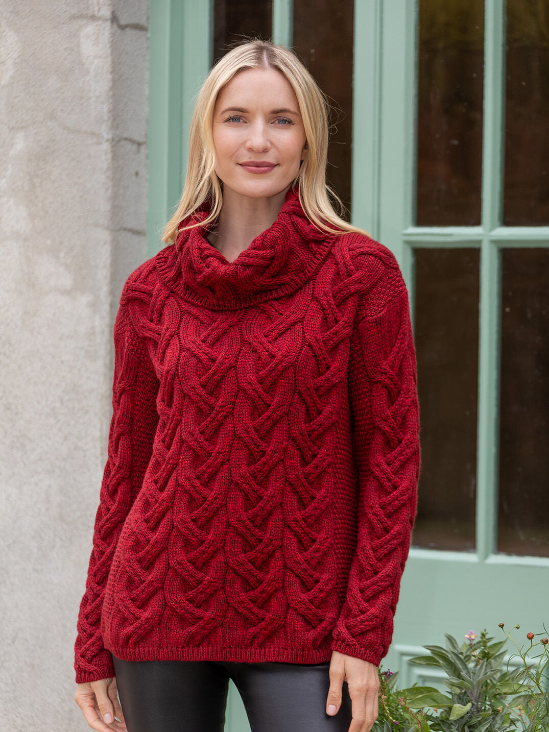 red cowl neck sweater dress Red Cowl Neck Sweater Dress | The Limited