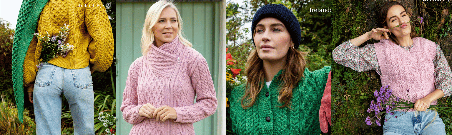 Choosing the Perfect Aran sweater for your Spring Summer Wardrobe 